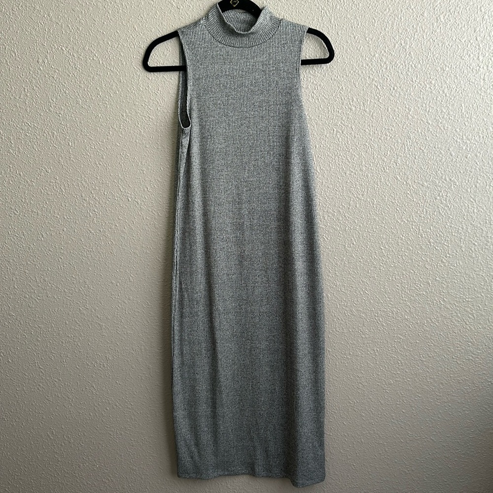NWT Gap mock neck ribbed pencil dress